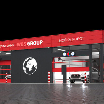 Комплект мойки самообслуживания SSW Эконом 1 пост Steel WBS Group