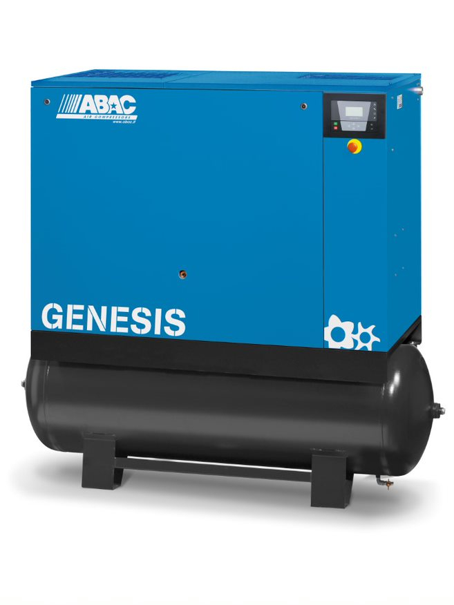 Винтовой компрессор ABAC GENESIS 22 13 бар с ресивером встроенным осушителем и фильтрами — изображение 1