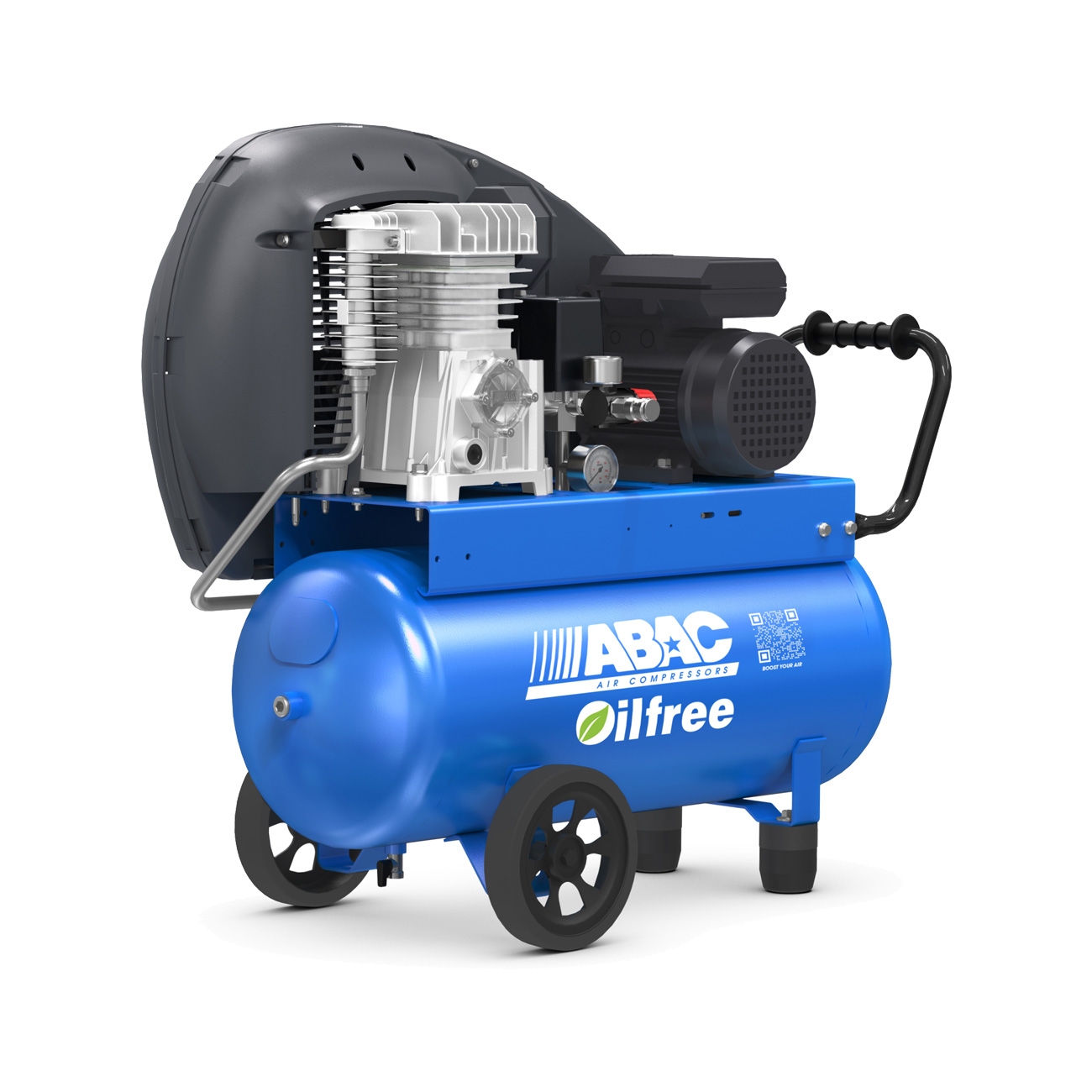 compressore-aria-abac-pro-a29b-0-50-cm2-a-cinghia Компрессор безмасляный ABAC Zero — изображение 1
